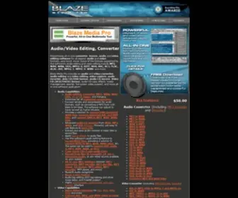 Blazemp.com(Converter Software (CD MP3 WAV WMA OGG AVI MPEG WMV etc)) Screenshot