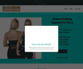 Blazenblinglv.net(Bling Apparel) Screenshot