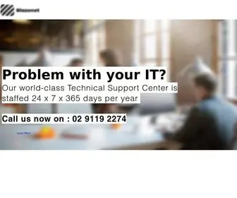 Blazenet.com.au(At Blazenet our mission) Screenshot