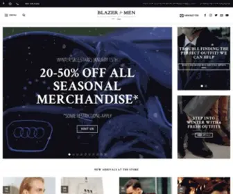 Blazerformen.com(Oakville's Premium Menswear Store) Screenshot