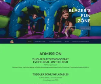 Blazersfunzone.com(Have An Epic Adventure At Blazers) Screenshot