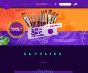 Blazinbrushsupplies.com(Brushes) Screenshot