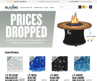 Blazingglass.com(Best Fire Glass) Screenshot
