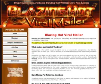Blazinghotviralmailer.com(Blazing Hot Viral Mailer) Screenshot