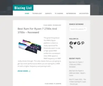 Blazinglist.com(Blazing List) Screenshot
