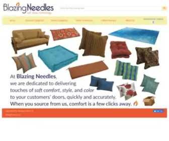 Blazingneedleslp.com(Blazing Needles Soft Home Furnishings) Screenshot