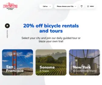 Blazingsaddles.com(Blazing Saddles Bike Rentals & Tours) Screenshot