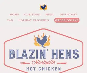 Blazinhens.com(Blazin' Hens) Screenshot