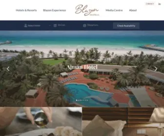 Blazonhotels.com(Blazon Hotels) Screenshot