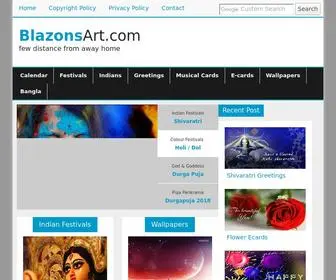 Blazonsart.com(Indian Festivals) Screenshot