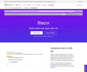 Blazor.net(Build client web apps with C#) Screenshot