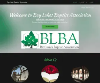 Blba.org(Bay Lakes Baptist Association) Screenshot