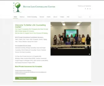 BLCC.ca(Better Life Counselling Center) Screenshot