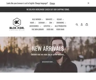 BLCKCDR.com(BLCK /CDR) Screenshot