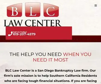 BLclawcenter.com(#1 Rated Bankruptcy Attorney San Diego) Screenshot