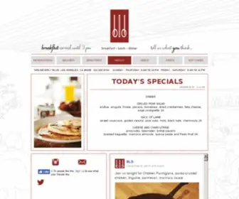BLdrestaurant.com(Bld) Screenshot