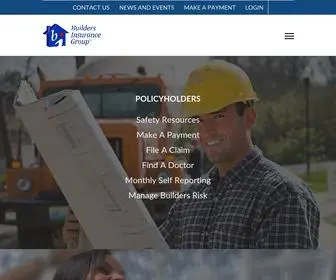 BLDRS.com(Builders Insurance Group) Screenshot