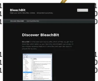 Bleachbit.com(Bleachbit) Screenshot