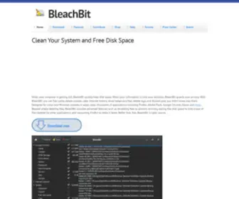Bleachbit.org(Clean Your System and Free Disk Space) Screenshot