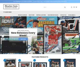 Bleacherseatscollectibles.com(Bleacher Seats Sportscards & Collectibles) Screenshot