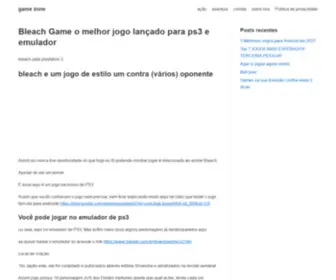 Bleachgame.com.br(Bleach Game o melhor jogo lançado para ps3 e emulador) Screenshot