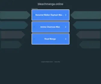Bleachmanga.online(Bleachmanga online) Screenshot