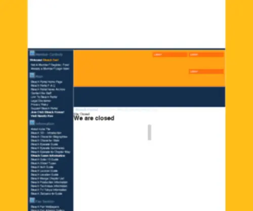Bleachportal.net Screenshot