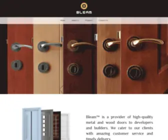 Bleamdoors.com(Bleam Doors) Screenshot