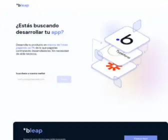 Bleap.cc(Desarrolla tu idea sin código y sin programar) Screenshot