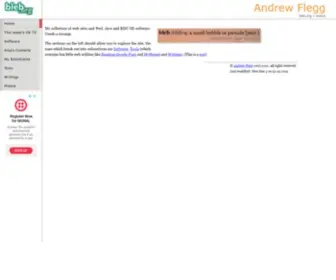 Bleb.org(Andrew Flegg) Screenshot