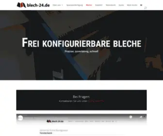 Blech-24.de(Maßgeschneiderte Bleche mit dem 3D) Screenshot
