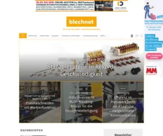 Blechnet.com(DAS BRANCHEN) Screenshot