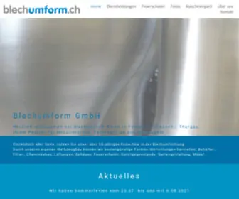 Blechumform.ch(Blechumformen) Screenshot