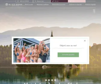 Bledrose.com(Dobrodošli v Bled Rose hotel) Screenshot