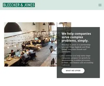 Bleeckerandjones.com(Bleecker & Jones) Screenshot