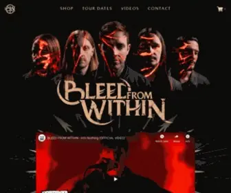 Bleedfromwithin.com(Bleed From Within) Screenshot