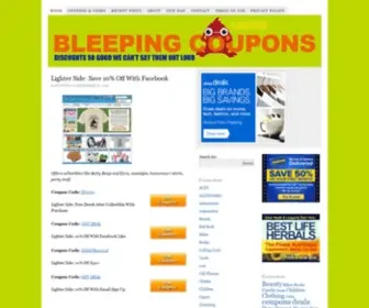 Bleepingcoupons.com(Bleeping Coupons) Screenshot