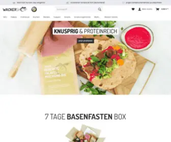 Bleibwacker.com(Real Food) Screenshot
