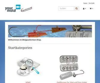 Bleigussformen-Shop.de(Gießformen) Screenshot