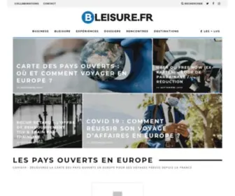 Bleisure.fr(Le blog du voyageur d'affaires & du bleisure) Screenshot