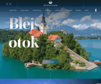 Blejskiotok.si(Blejski otok) Screenshot