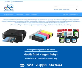 Blekkskriveren.com(Overføringspapir) Screenshot