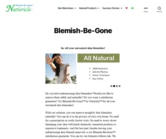 Blemish-BE-Gone.com(Blemish-Be-Gone - Blemish-Be-Gone) Screenshot