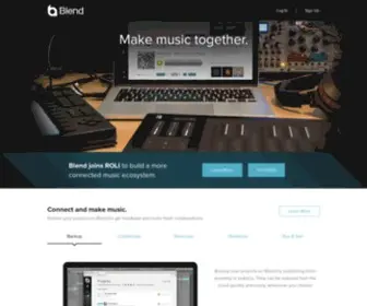Blend.io(Make Music Together) Screenshot
