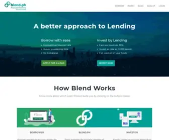 Blend.ph(Apply Loan Online through P2P Funding Platform) Screenshot