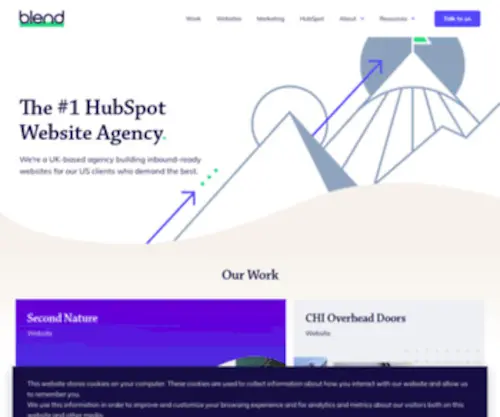 Blendb2B.com(The #1 HubSpot Website Agency) Screenshot
