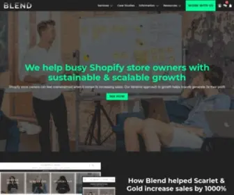 Blendcommerce.com(Shopify Experts) Screenshot