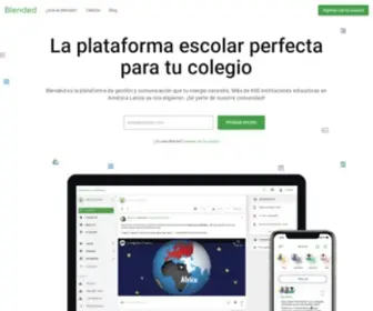 Blended.com.pe(Plataforma Escolar) Screenshot