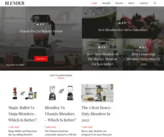 Blender.com(All Things Blender) Screenshot