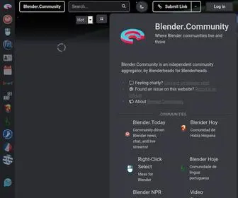 Blender.community(Blender Community) Screenshot